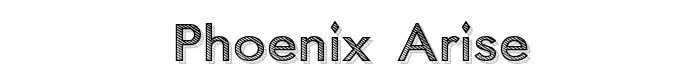 Phoenix Arise font